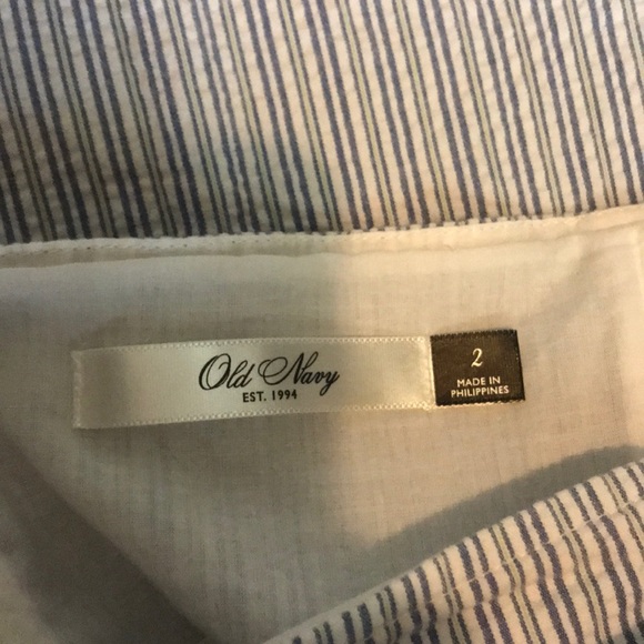 Seersucker Old Navy Strapless dress - Picture 3 of 4